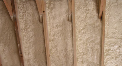 closed-cell spray foam for Fontana applications